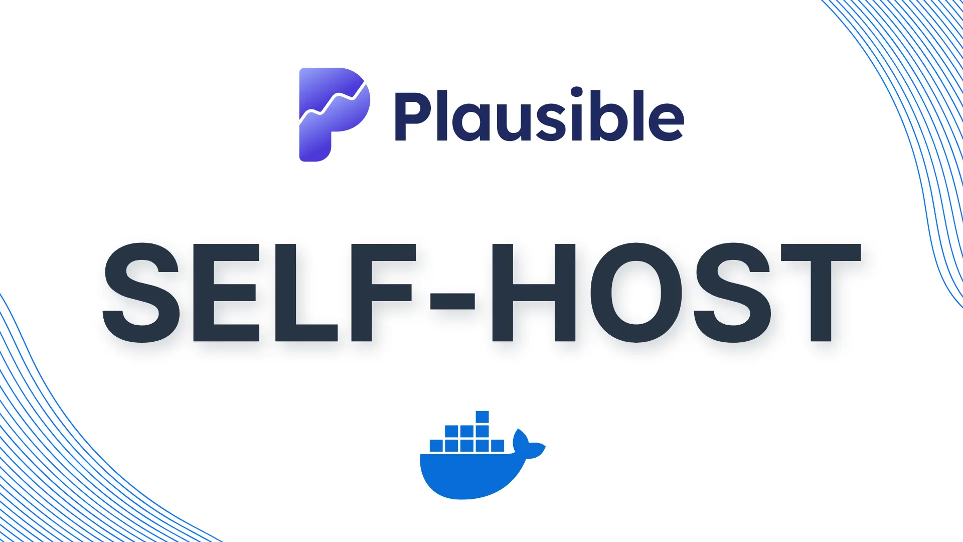 How to self-host Plausible using Docker